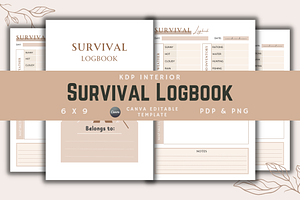 Survival Logbook | KDP Interior, a Templates & Theme by KDPISH