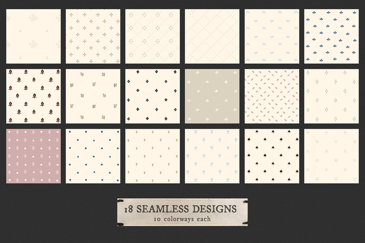 Maison Archive: Pattern Collection, a Pattern Graphic by lerinartstudio (Photo 5 of 14)