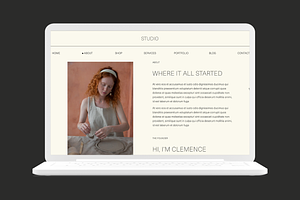 Studio Squarespace 7.1 Template