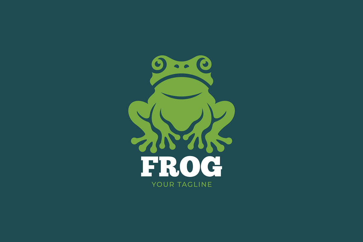 Creative Green Frog Logo Design, a Branding & Logo Template by Signatoro (Photo 2 of 2)