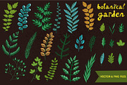 Botanical garden (vector, png), an Illustration by MagicForestory (Thumbnail 3 of 5)