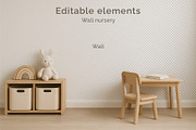 Kids Room Mockup PSD. Wall, Textile, a Product Mockup by Alisles (Thumbnail 3 of 12)