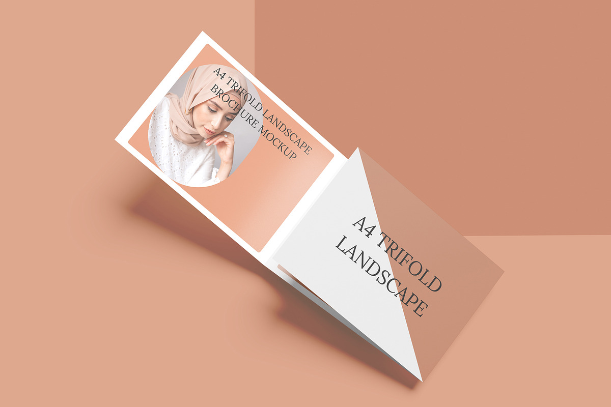 trifold landscape mockup, a Brochure Template by safrizalstudio (Photo 6 of 7)