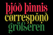 Newsagent, a Font by Simon Walker (Thumbnail 7 of 8)