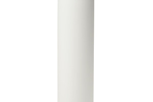 Tall white plastic container for cosmetics, cream tube on isolat, a Beauty & Fashion Photo by ndanko