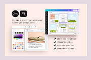 Blog & News Room Instagram CANVA PS, a Social Media Template by Eviory (Thumbnail 19 of 26)