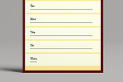 Minimal Travel Schedule Planner, a Stationery Template by MightyDesign (Thumbnail 5 of 8)