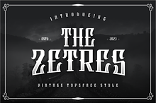 The Zetres Font