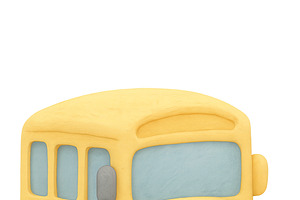 School bus illustration isolated on, an Illustration by Dvoevnore photos