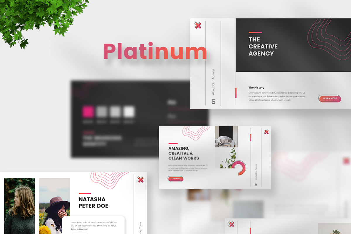 Platinum Creative Keyntote, a Presentation Template by desvibes (Photo 1 of 5)