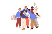 Business people teams give five set, a Person Illustration by Good Studio (Thumbnail 3 of 5)