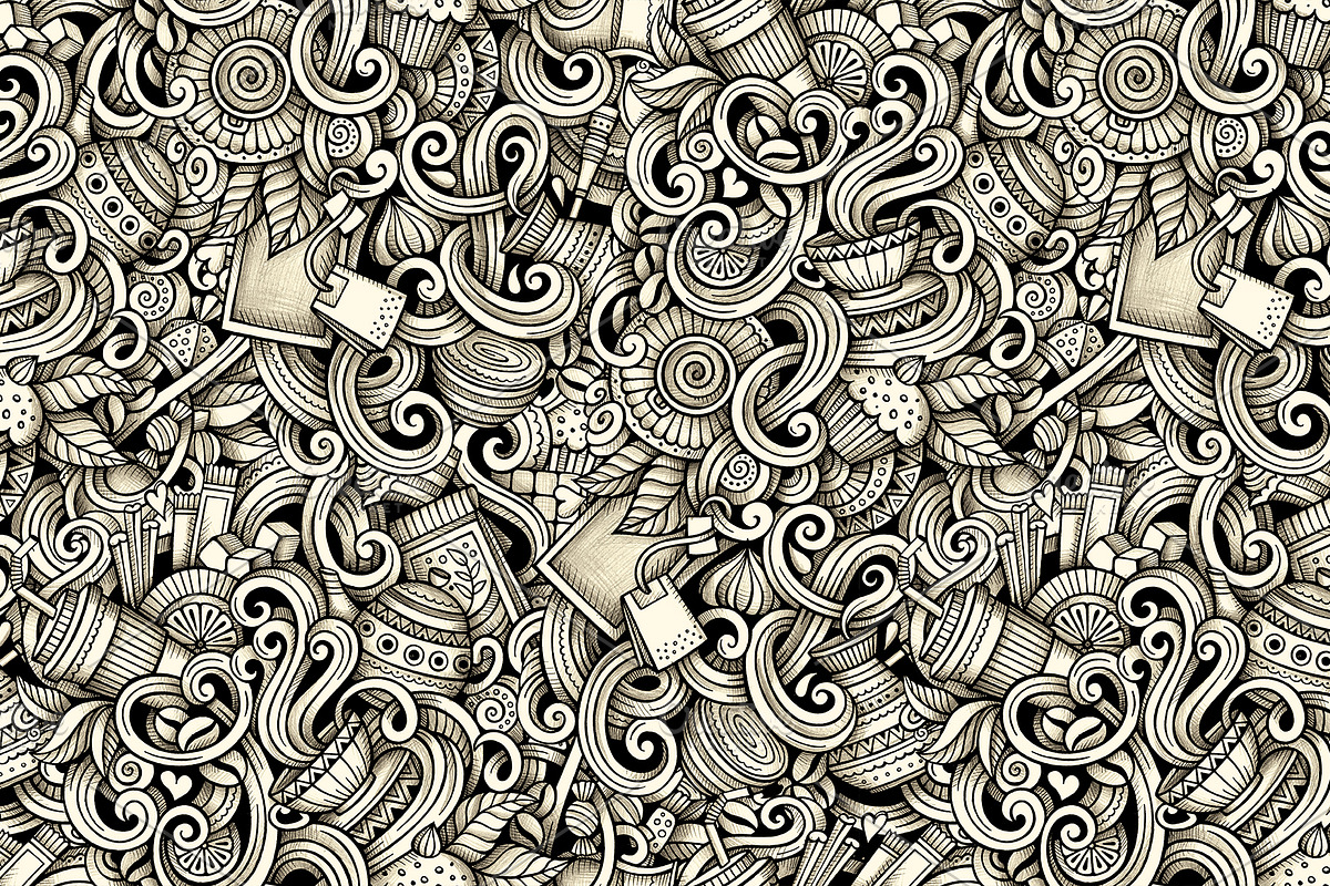 Coffee Graphics Patterns, a Pattern Graphic by BALABOLKA (Photo 5 of 6)
