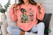 Sarcastic Woman Coffee PNG, a Seasonal Illustration by Craft Nest (Thumbnail 3 of 5)