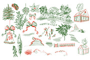CHRISTMAS IN RED GREEN WHITE, an Object Graphic by Knopazyzy (Thumbnail 15 of 15)