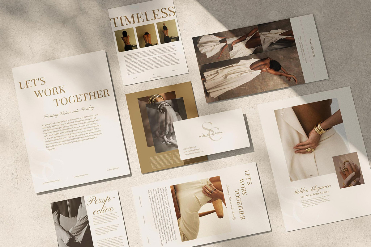 Claire Branding Mockup Collection, a Books & Magazine Mockup by Mockup Line (Photo 2 of 7)