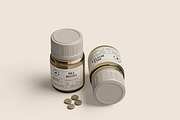 Pills Bottle Mockup, a Cups & Container Mockup by Ataku Design (Thumbnail 6 of 6)