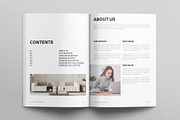 Minimal Interior Design Template, a Brochure Template by E-Type (Thumbnail 2 of 7)