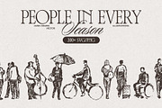 People Sketch Vector Bundle, an Education Illustration by TheMountBirdStudio (Thumbnail 1 of 9)