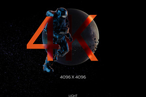 3D Mockup Space Astronaut 07