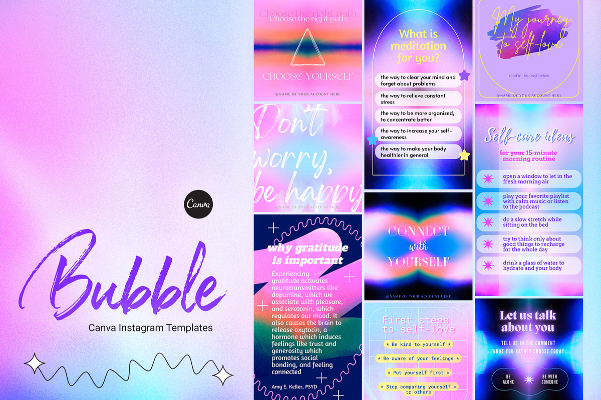 Canva templates for Instagram, a Social Media Template by LiiaLonn Studio (Photo 1 of 10)