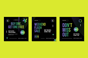 Gradient Social Media Post Set, an UI Kit Template by CreativeShaper (Thumbnail 3 of 3)