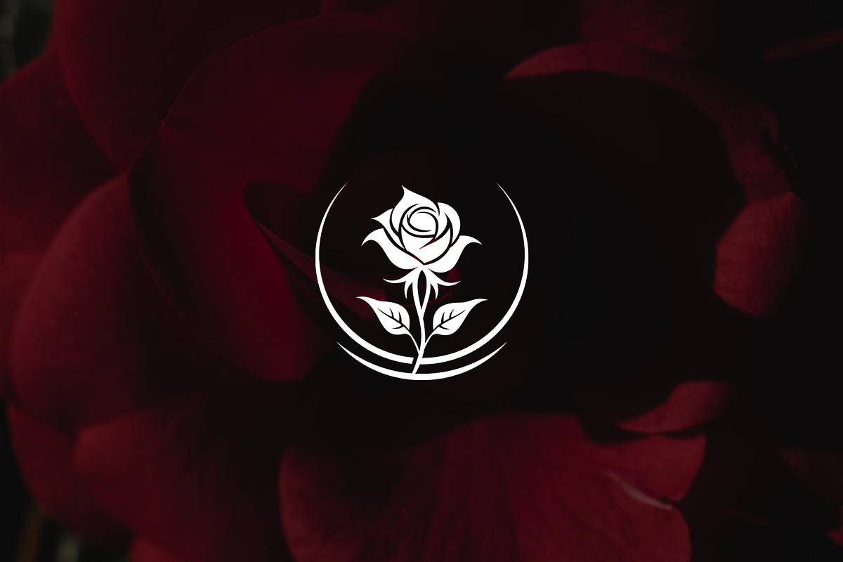 Minimalist Modern Rose Logo, a Branding & Logo Template by Luxury Logos (Photo 2 of 4)