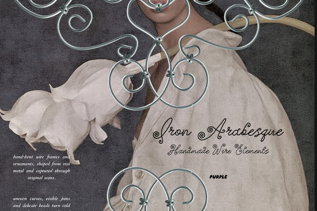 Iron Arabesque: Handmade Wire, an Object Graphic by Purple (Photo 4 of 11)