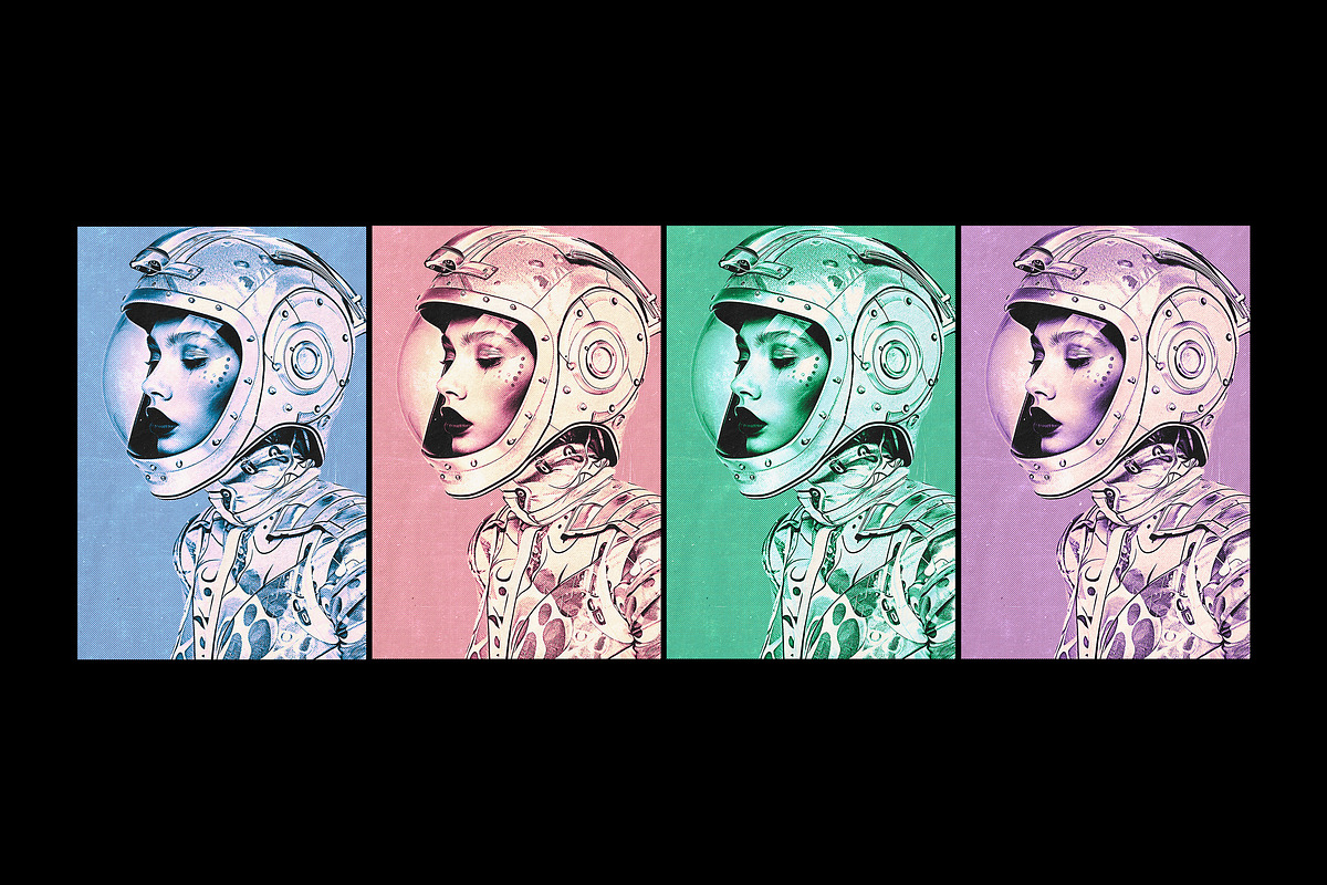 Retro Pop-Art Poster Effect, a Layer Style Add-On by Design Squad (Photo 3 of 4)