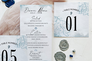 Nautical Wedding Invitation Suite