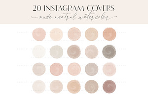 Nude Instagram Highlight Cover Icons