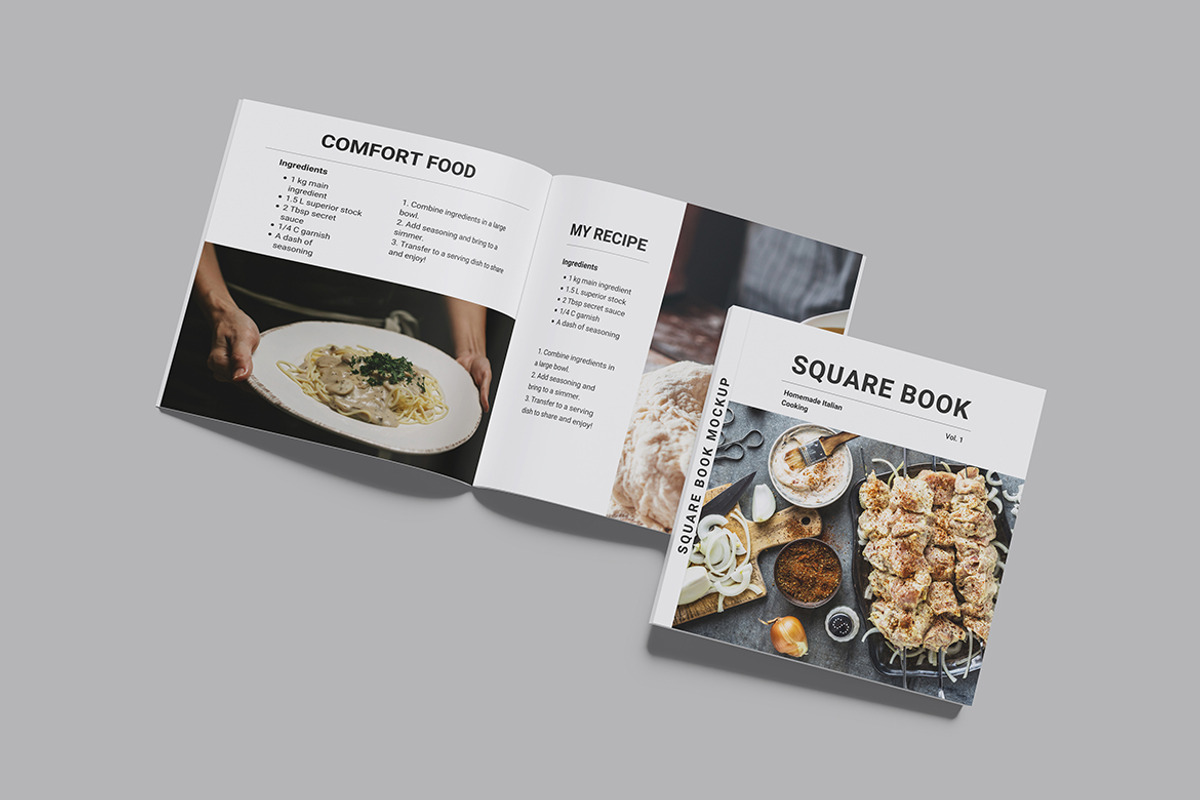 Square Magazine Mockup, a Books & Magazine Mockup by Squashy Creative Studio (Photo 2 of 5)