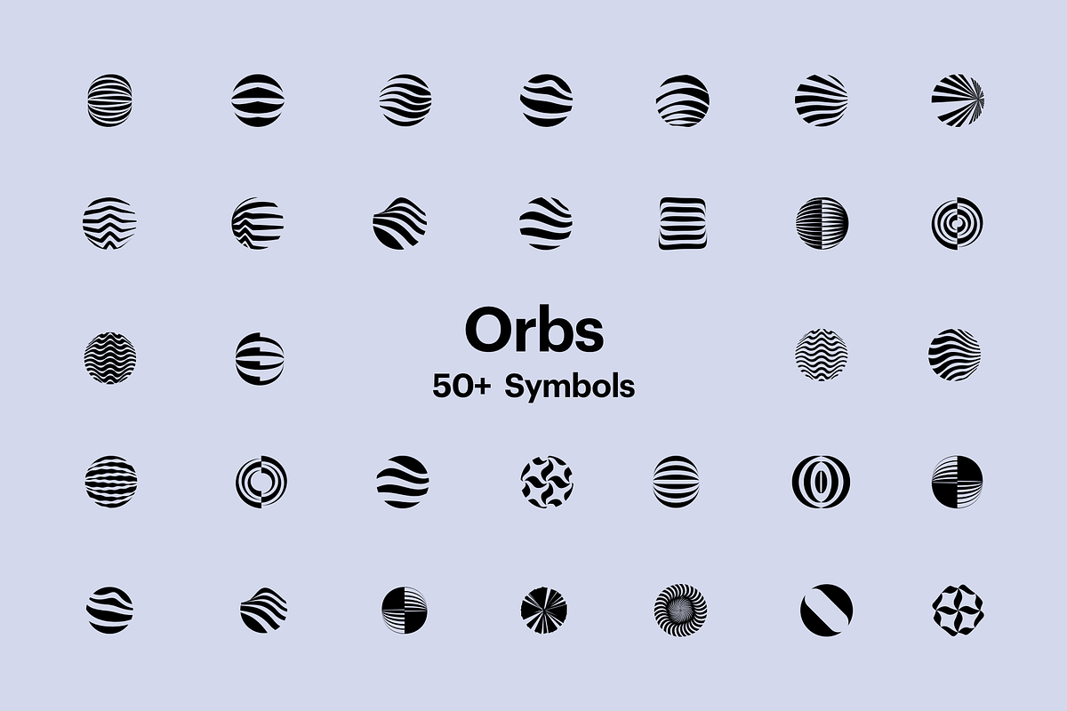 50+ Orbs vector symbols, an Object Graphic by Fantastic Greg (Photo 1 of 6)