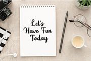 Sticknote - Bold Handwriting Font, a Script Font by LetterJos (Thumbnail 6 of 6)