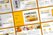 Caresso Brand Proposal Presentation, a Presentation Template by FIBRINOSÄ (Thumbnail 1 of 6)