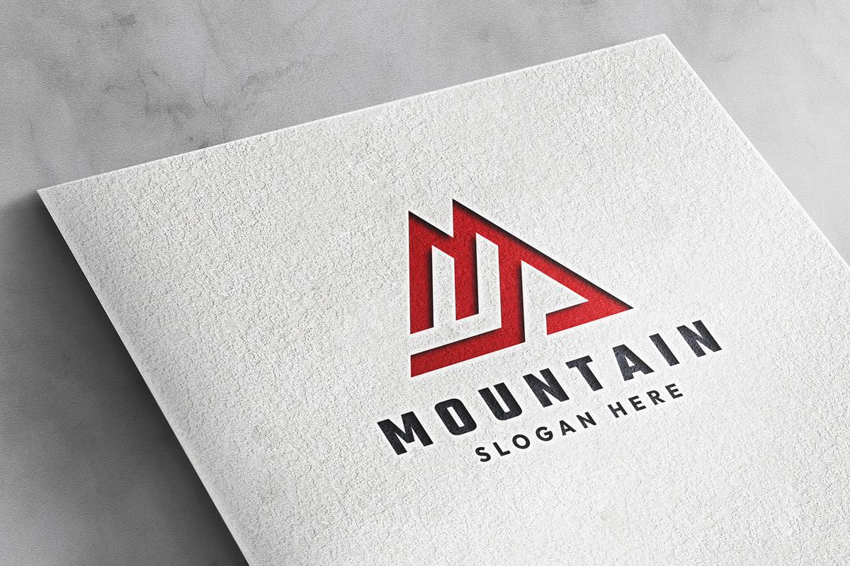 Letter M - Mountain  Logo, a Branding & Logo Template by Design_Planet (Photo 7 of 8)
