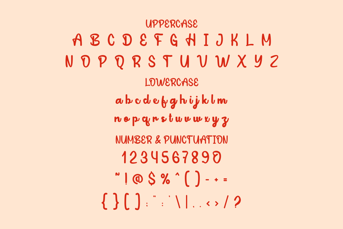 Mochise Food Font, a Font by PutraCetol Studio (Photo 5 of 5)