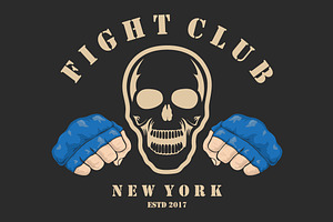 Emblems about fighting club