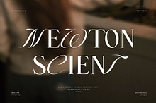 Newton Scient Calligraphy Serif Font
