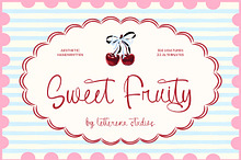 Sweet Fruity Aesthetic Handwritten