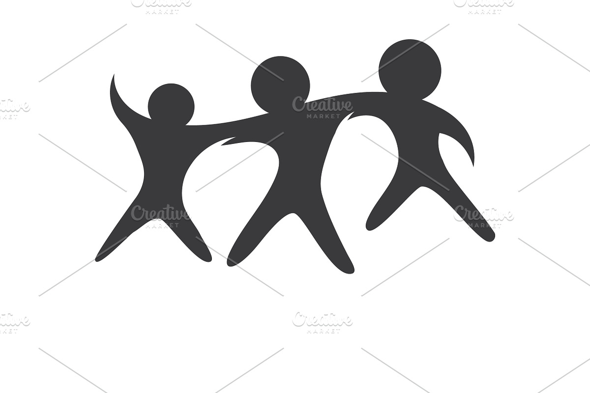 Team group community people logo, a Design Template by LOGOCREATIVE