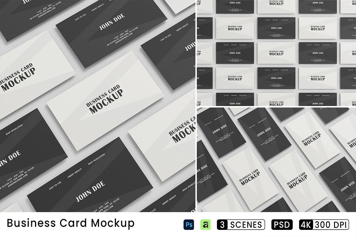 Business Card Mockup, an Advertising Mockup by Farabion Studio (Photo 1 of 4)