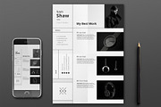 Sam Resume Template, a Resume Template by Nina Shaw (Thumbnail 3 of 11)