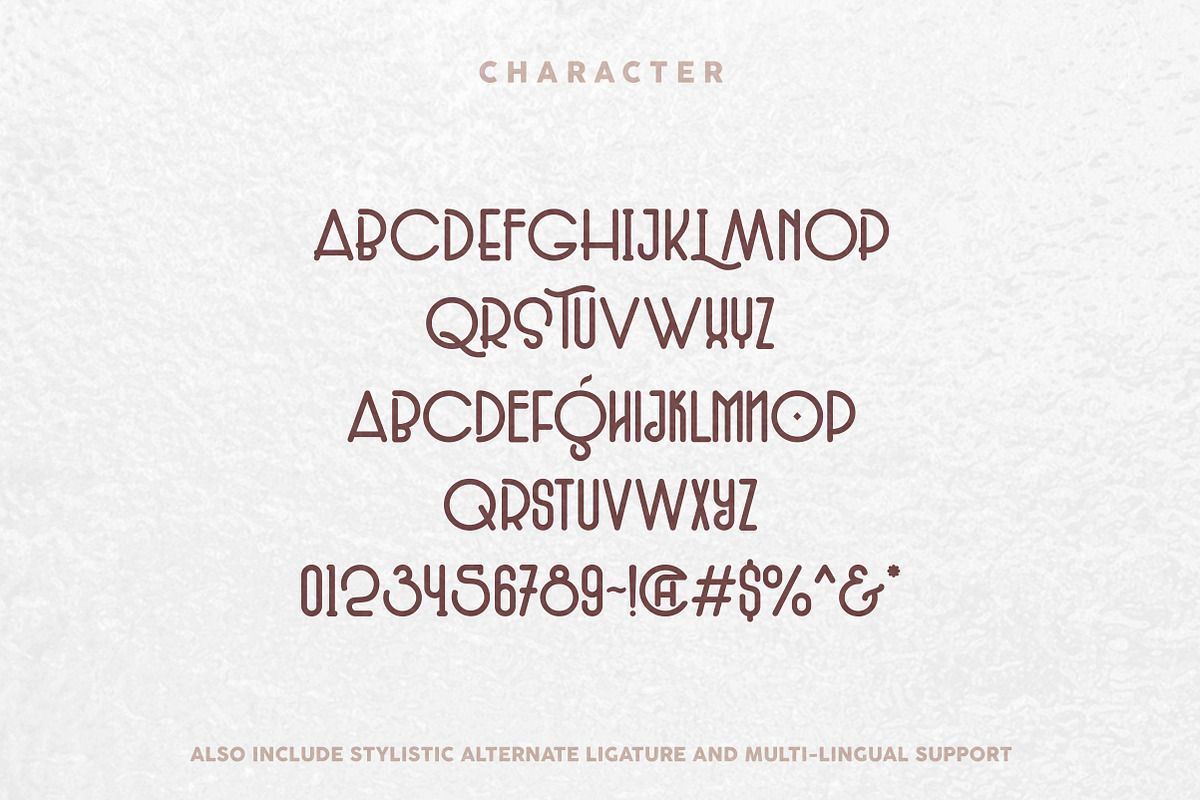 The chocolate type (logo bonus) preview 3