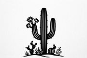 60 Desert Cactus Floral Silhouette, a Seasonal Illustration by Amazin_art (Thumbnail 9 of 21)