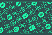 3 Letter Monogram Maker - PS Khlasik, a Sans Serif Font by Para-Scope Design (Thumbnail 2 of 8)