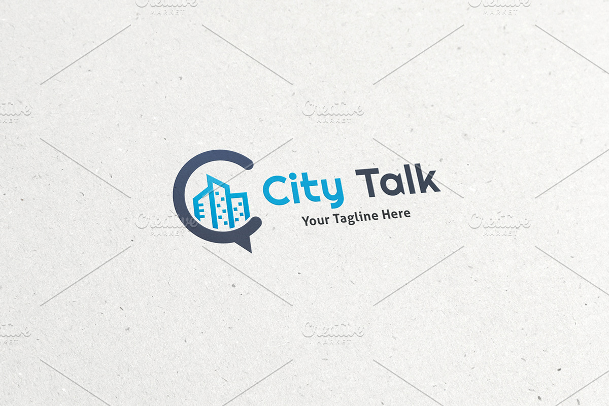 City Talk Logo, a Branding & Logo Template by Martin-Jamez (Photo 3 of 3)