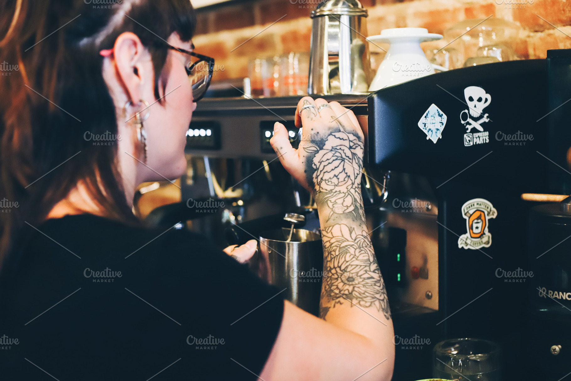 Coffee shop vibes | 2 stock photo containing coffee and coffee shop, a Food & Drink Photo by AlyssaKayeGraham