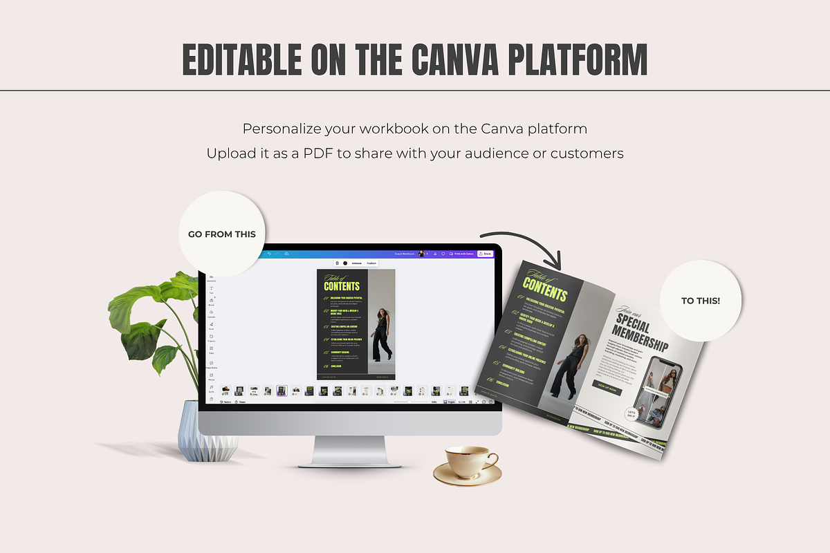 Editable Canva Workbook Template, a Marketing Template by GlamWebDesigns (Photo 4 of 8)