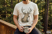 Deer PNG, Majestic Buck Clipart for, an Illustration by SharpMarketplace (Thumbnail 3 of 4)