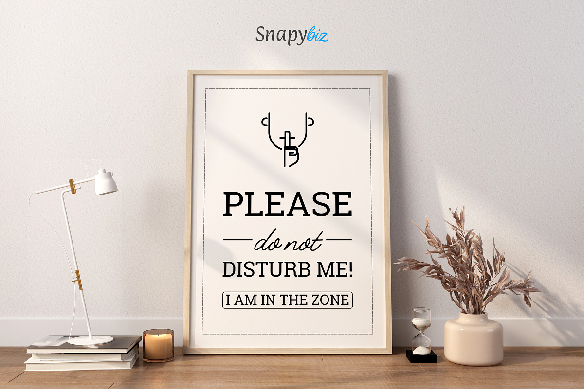 Printable Do Not Disturb Signs, a Templates & Theme by Snapybiz (Photo 4 of 9)